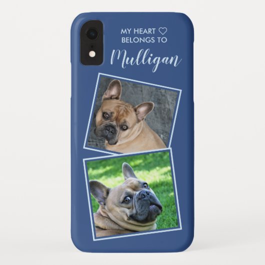Aangepaste foto foto van Pet Dog Cat Cute Quote Case-Mate iPhone Case (Achterkant)