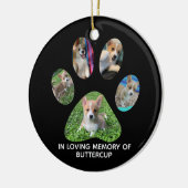 Aangepaste foto foto's Afdrukken foto's afdrukken Keramisch Ornament (Links)