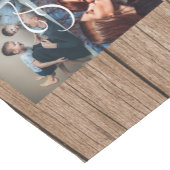 Aangepaste foto foto's Collage Familienaam 14 Fami Korte Tafelloper (Hoek)