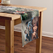 Aangepaste foto foto's Collage Familienaam 14 Fami Korte Tafelloper (Voorbeeld)