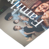 Aangepaste foto foto's Collage Familienaam 14 Fami Korte Tafelloper (Hoek)