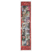 Aangepaste foto foto's Collage Familienaam 14 Fami Korte Tafelloper (Voorkant)