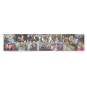 Aangepaste foto foto's Collage Familienaam 14 Fami Korte Tafelloper (Horizontaal)
