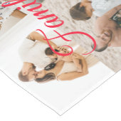 Aangepaste foto foto's Collage Familienaam 14 Fami Korte Tafelloper (Hoek)