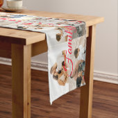 Aangepaste foto foto's Collage Familienaam 14 Fami Korte Tafelloper (Voorbeeld)