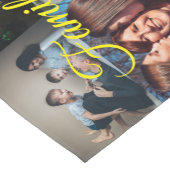 Aangepaste foto foto's Collage Familienaam 14 Fami Korte Tafelloper (Hoek)