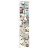 Aangepaste foto foto's Collage Familienaam 14 Fami Korte Tafelloper (Voorkant)