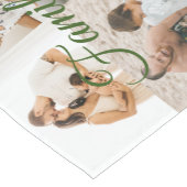 Aangepaste foto foto's Collage Familienaam 14 Fami Korte Tafelloper (Hoek)