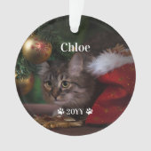 Aangepaste foto foto's en jaarlijkse feestdag ornament (voorkant)