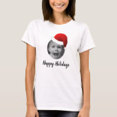 Aangepaste foto Funny Kerstkerstkerstkerstkerstker T-shirt (Voorkant)