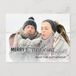 Aangepaste foto Funny Merry Alles Humor Text Briefkaart