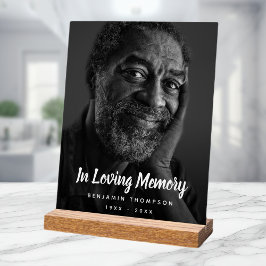 Aangepaste foto gedenkteken begrafenis tribute acryl bord