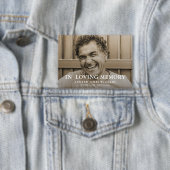 Aangepaste foto gedenkteken begrafenis tribute button (Insitu)