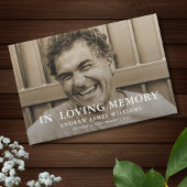 Aangepaste foto gedenkteken of begrafenis gastenbo gastenboek