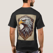 Aangepaste foto gedrukt T-shirt (Achterkant)