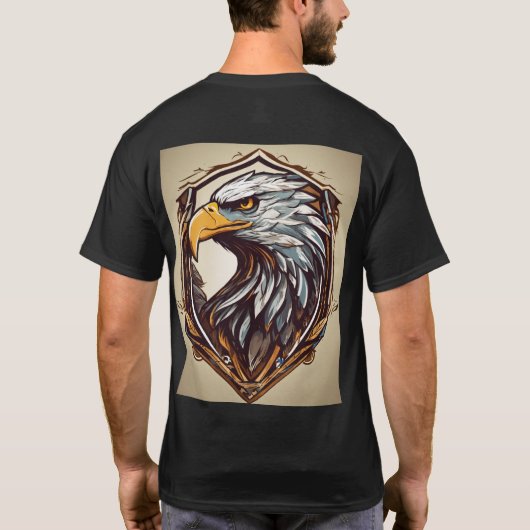 Aangepaste foto gedrukt T-shirt (Achterkant)