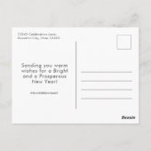 Aangepaste foto Gelukkig Nieuwjaar 2020 Vuurwerk S Briefkaart (Achterkant)