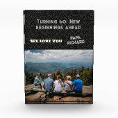 Aangepaste foto Gelukkige 60e Verjaardag Gifts voo (Voorkant)