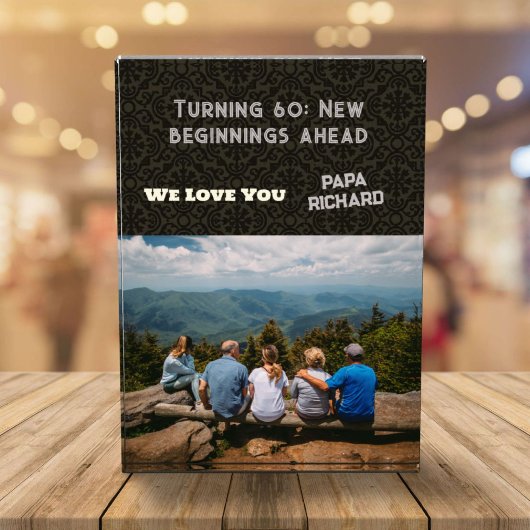 Aangepaste foto Gelukkige 60e Verjaardag Gifts voo