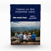 Aangepaste foto Gelukkige 60e Verjaardag Gifts voo (Voorkant)