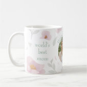 Aangepaste Foto & Gelukkige Moederdag Tekst - Koffiemok (Links)