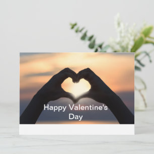 Aangepaste foto 'Gelukkige Valentijnsdag'  Feestdagenkaart