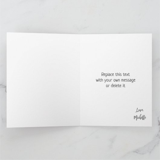 Aangepaste foto Gelukkige Verjaardag Beste Boyfrie Kaart (Binnen)