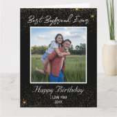Aangepaste foto Gelukkige Verjaardag Beste Boyfrie Kaart (Voorkant)