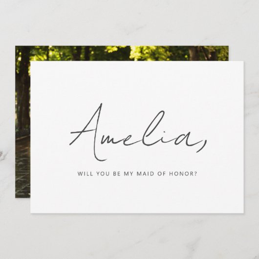 Aangepaste foto gemaakt van het voorstel van het H Notitiekaartje (Voorkant / Achterkant)