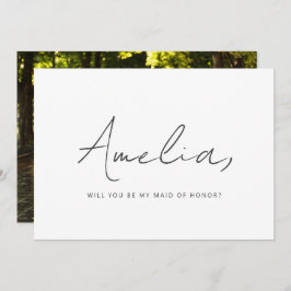 Aangepaste foto gemaakt van het voorstel van het H Notitiekaartje