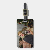 Aangepaste foto Gepersonaliseerd 2 zijdig Bagagelabel (Voorkant verticaal)