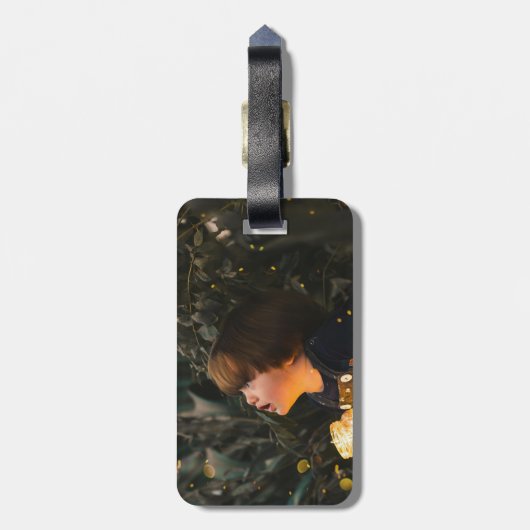 Aangepaste foto Gepersonaliseerd 2 zijdig Bagagelabel (Achterkant verticaal)