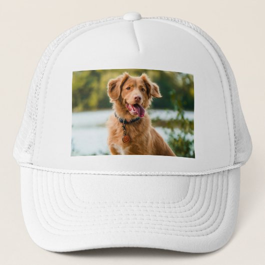 Aangepaste foto Gepersonaliseerd Afbeelding Trucker Pet (Voorkant)