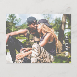 Aangepaste foto gepersonaliseerd briefkaart