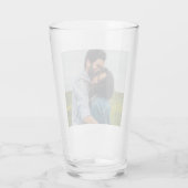 Aangepaste foto gepersonaliseerd glas (Achterkant)