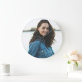 Aangepaste foto gepersonaliseerd grote klok (Huis)
