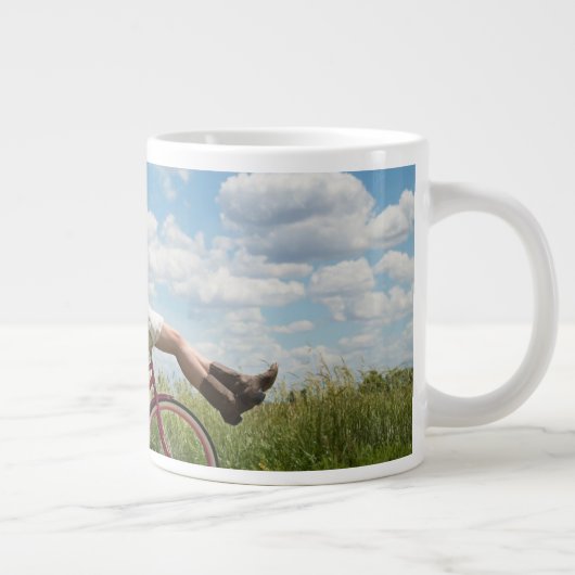 Aangepaste foto gepersonaliseerd grote koffiekop (Rechts)