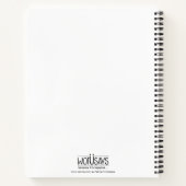 Aangepaste foto, gepersonaliseerd, modern, leuk, h notitieboek (Achterkant)