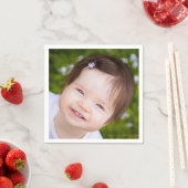 Aangepaste foto gepersonaliseerd servet (Insitu)