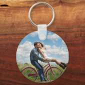 Aangepaste foto gepersonaliseerd sleutelhanger (Voorkant)