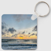 Aangepaste foto gepersonaliseerd Voeg uw eigen fot Sleutelhanger (Achterkant)