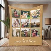 Aangepaste foto gepersonaliseerde Afbeelding colla Fleece Deken