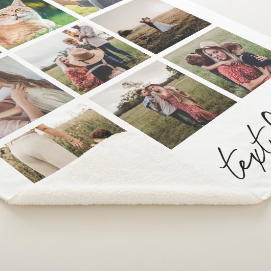 Aangepaste foto gepersonaliseerde Afbeelding colla Sherpa Deken (3/4)