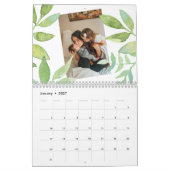 Aangepaste Foto Gepersonaliseerde Botanische Lijst Kalender (Jan 2027)
