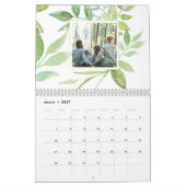 Aangepaste Foto Gepersonaliseerde Botanische Lijst Kalender (Mar 2027)
