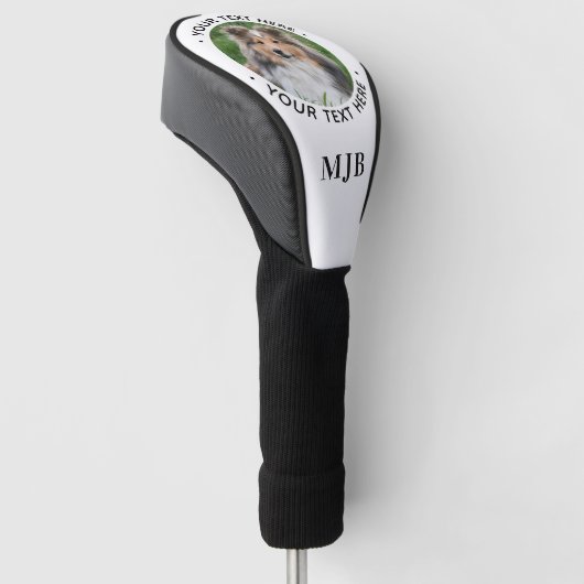 Aangepaste foto Gepersonaliseerde Creëer Uw Eigen  Golfheadcover (Schuin)