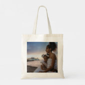 Aangepaste foto Gepersonaliseerde Dubbelzijdig Tote Bag (Achterkant)