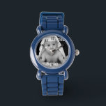 Aangepaste foto gepersonaliseerde een van een soor horloge<br><div class="desc">individuele polshorloge .. veel stijlen en kleuren om uit te kiezen .. mannen Vrouwen en kinderhorloges - selecteer gewoon uw optie uit de drop down .. personaliseren met uw eigen afbeelding / foto om het van u te maken .. met cijfers .. horloges van Ricaso</div>
