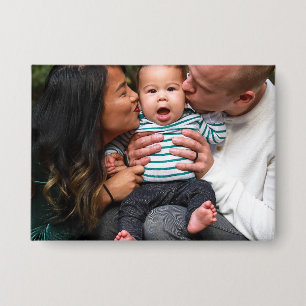 Aangepaste foto gepersonaliseerde familie button