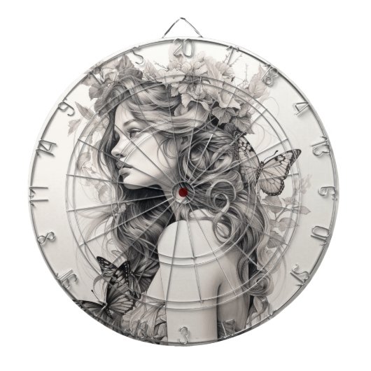 Aangepaste Foto Gepersonaliseerde Foto Dart Board Dartbord (Voorkant)